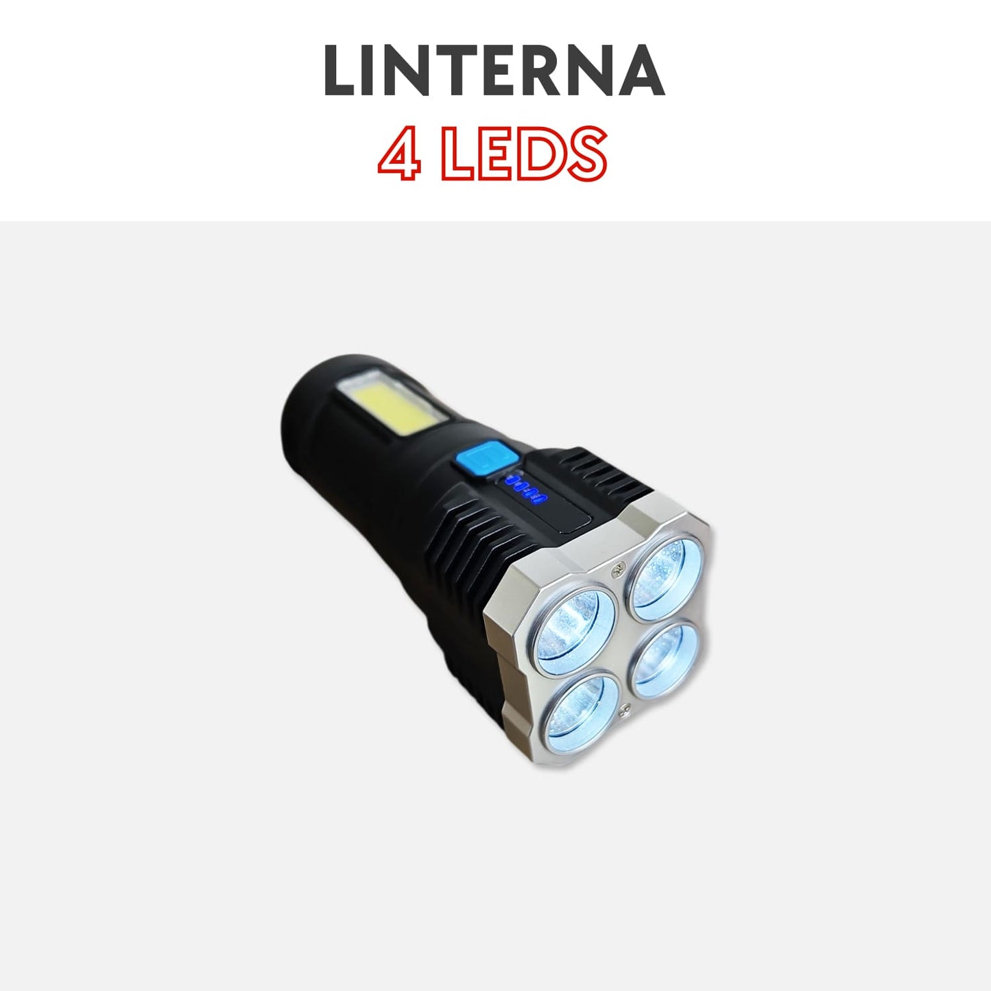 Linterna 4 leds