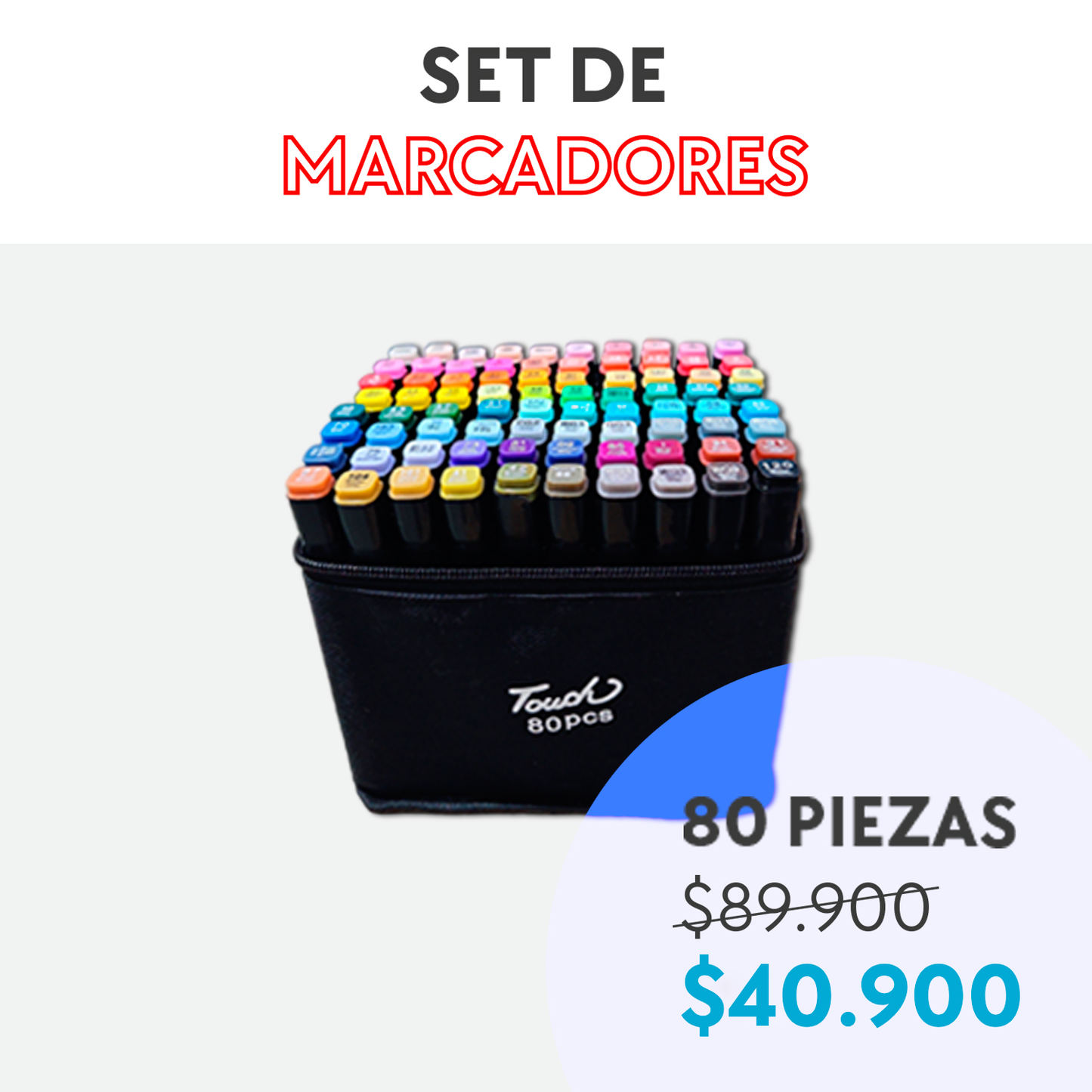 | Set marcadores