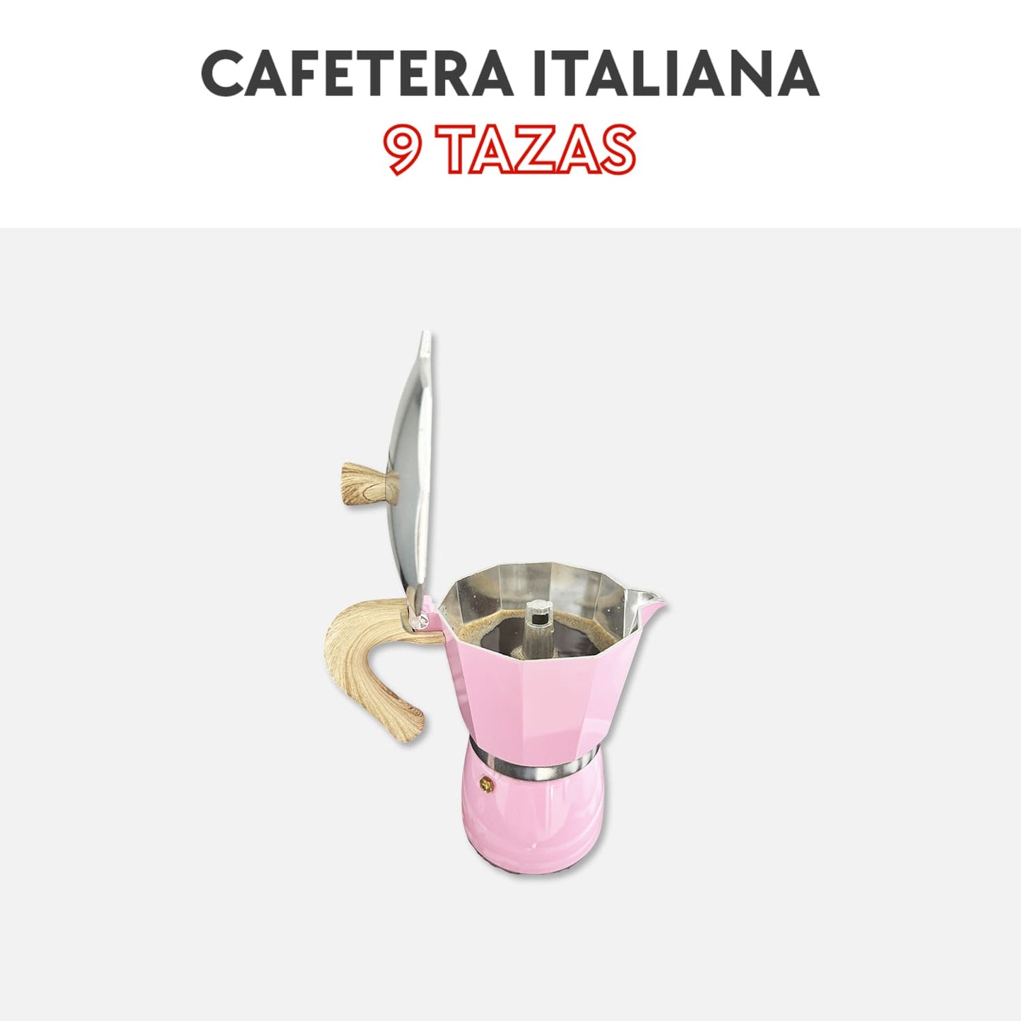 Cafetera italiana 9 tazas
