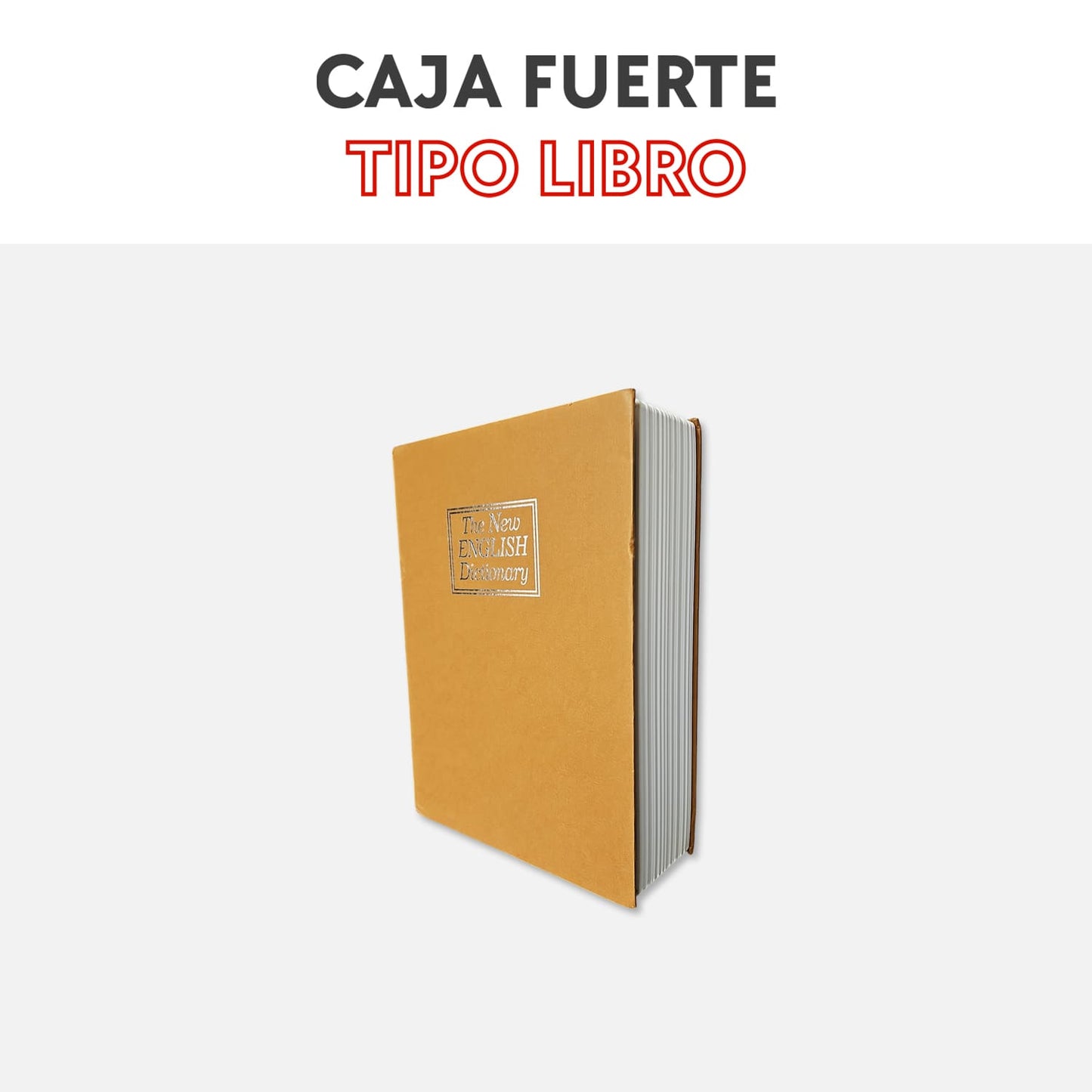 Caja fuerte tipo libro