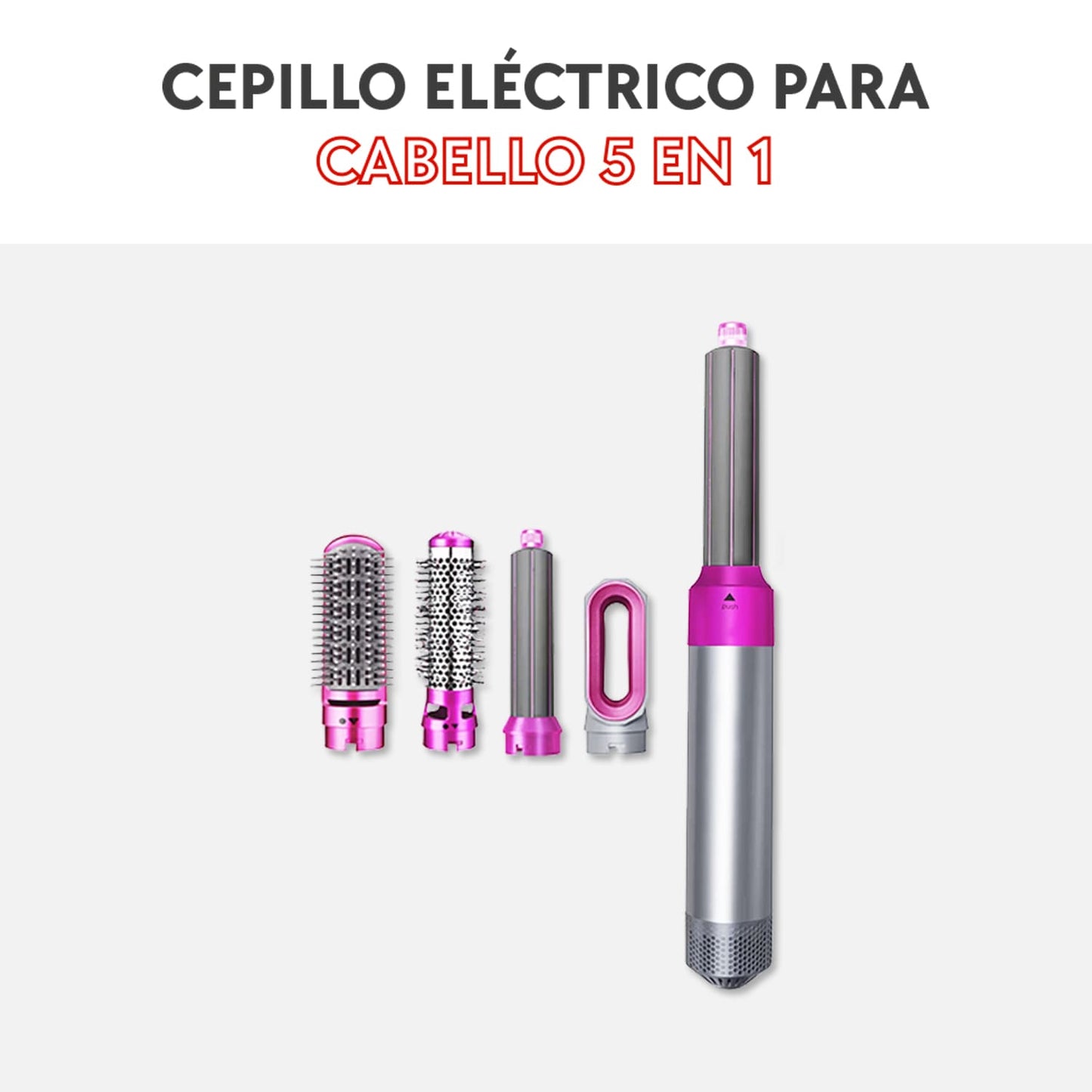Cepillo eléctrico para cabello 5 en 1