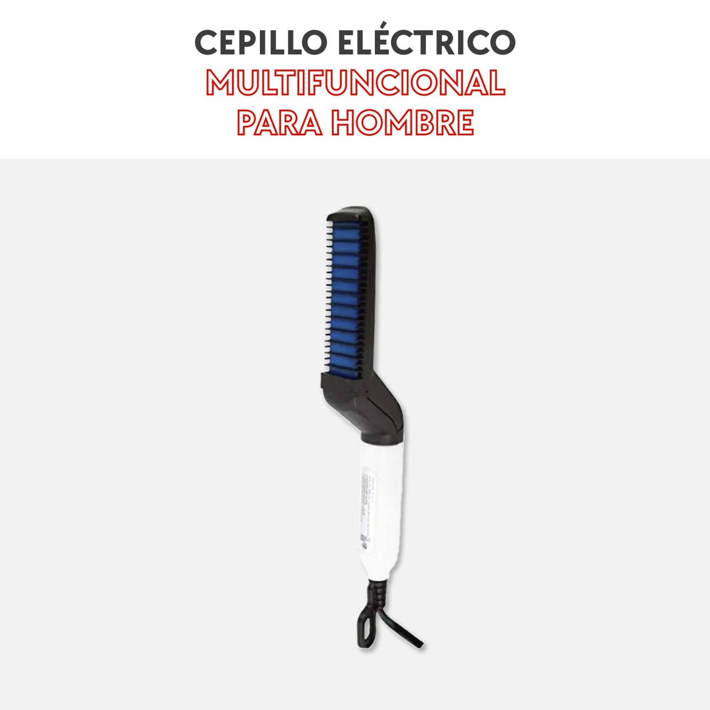 Cepillo eléctrico multifuncional para hombre (barba y cabello)