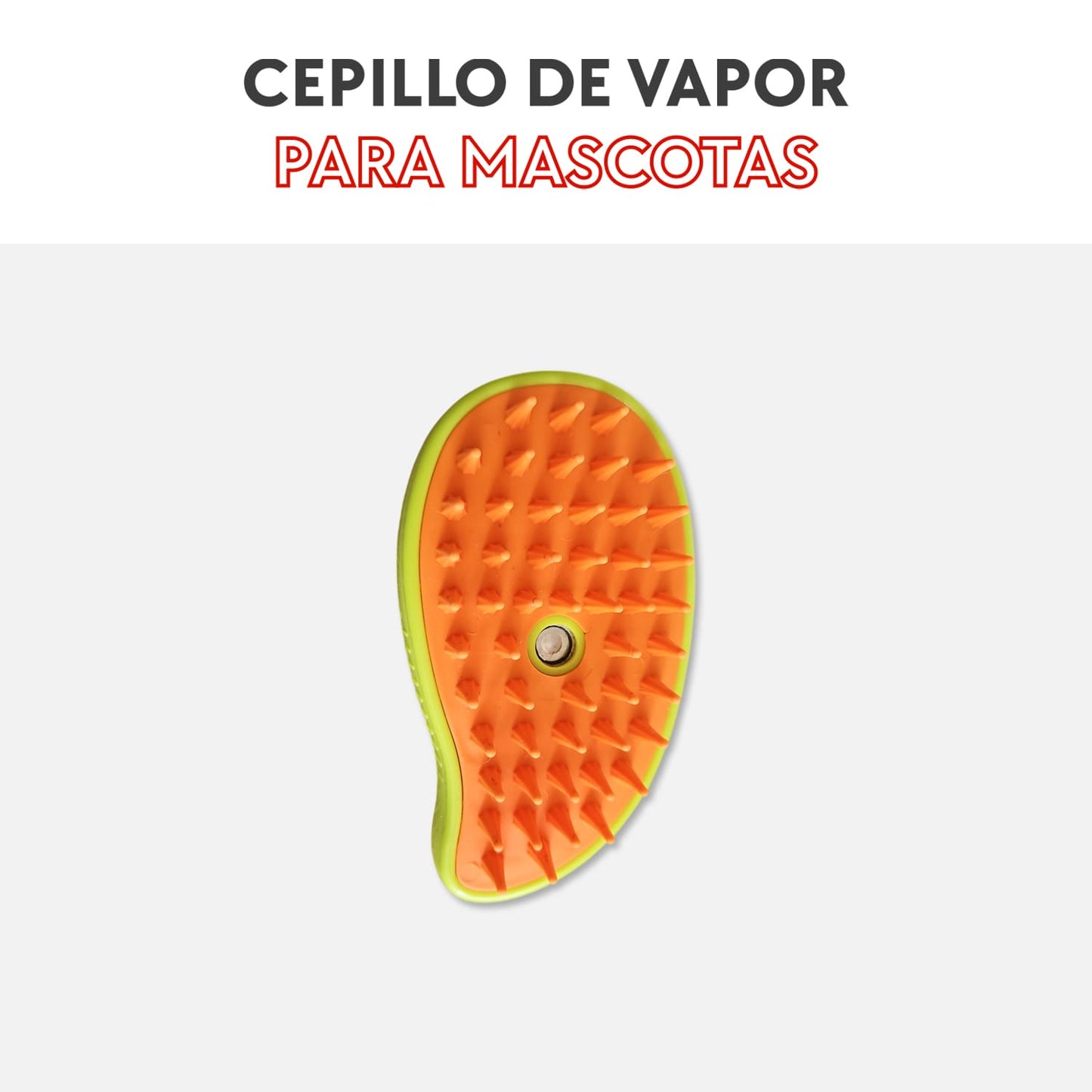 Cepillo de vapor para mascotas