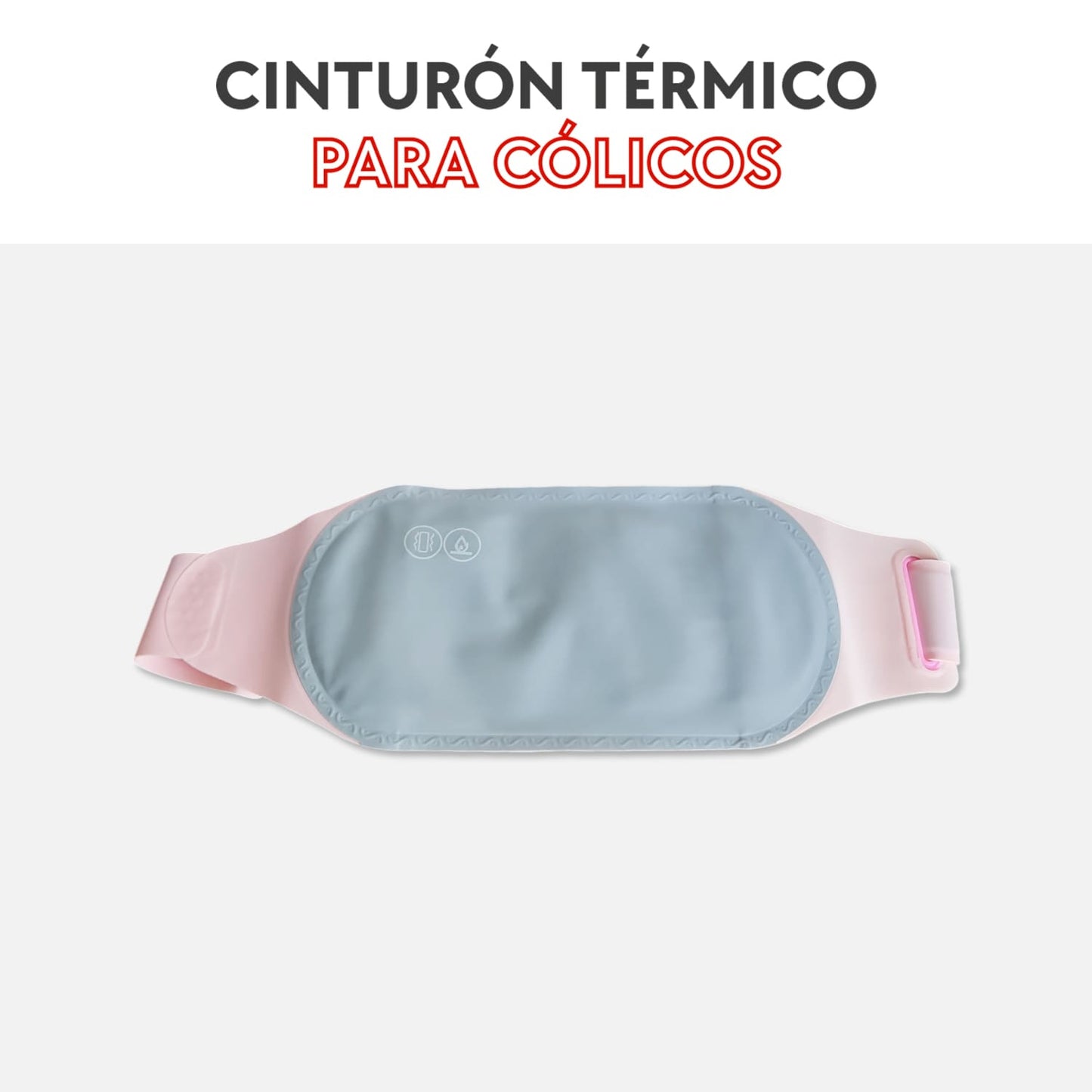 Cinturón térmico para cólicos