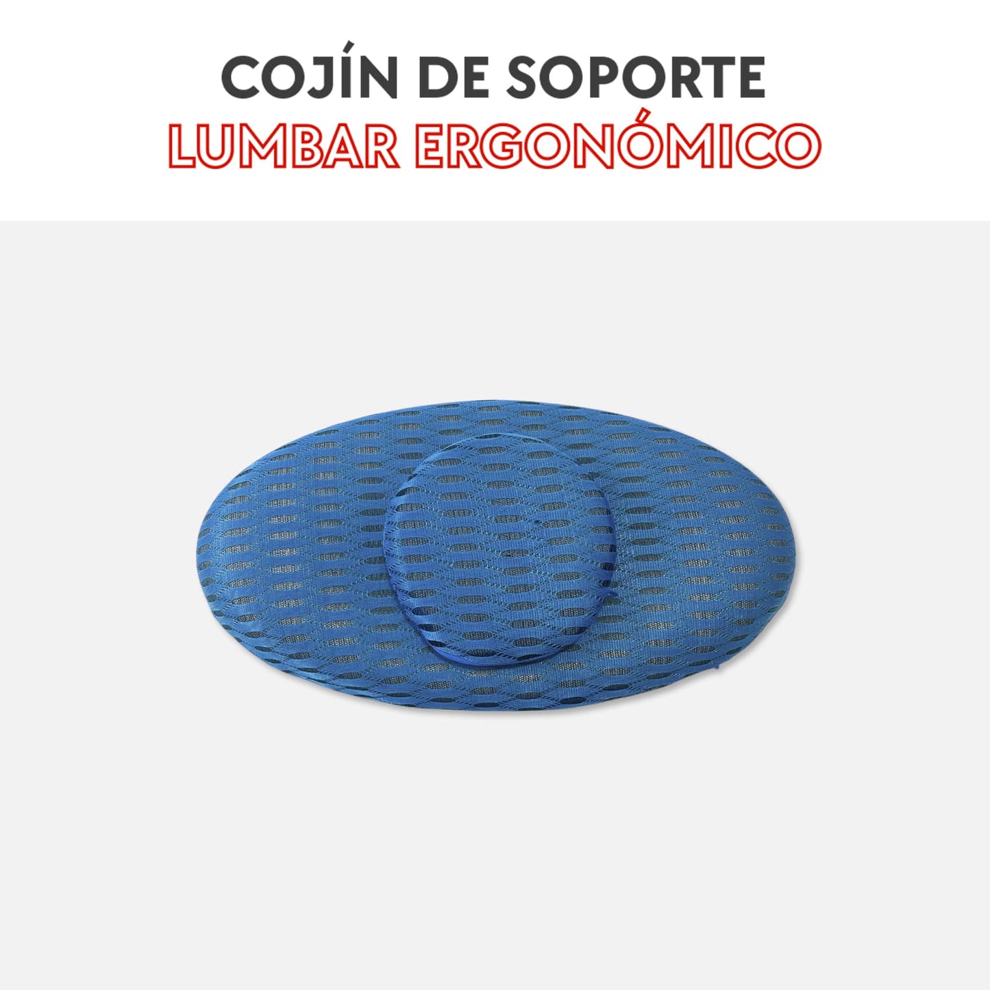 Cojín de soporte lumbar ergonómico