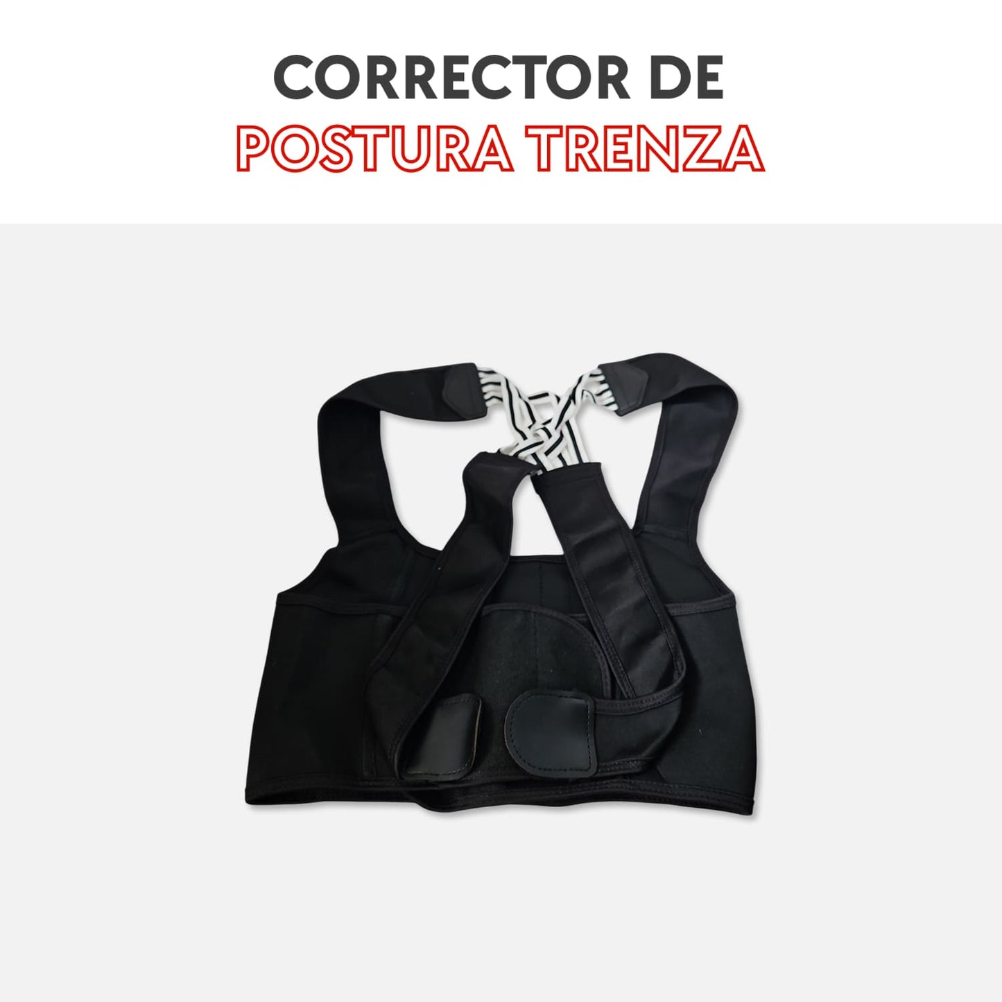Corrector de postura trenza