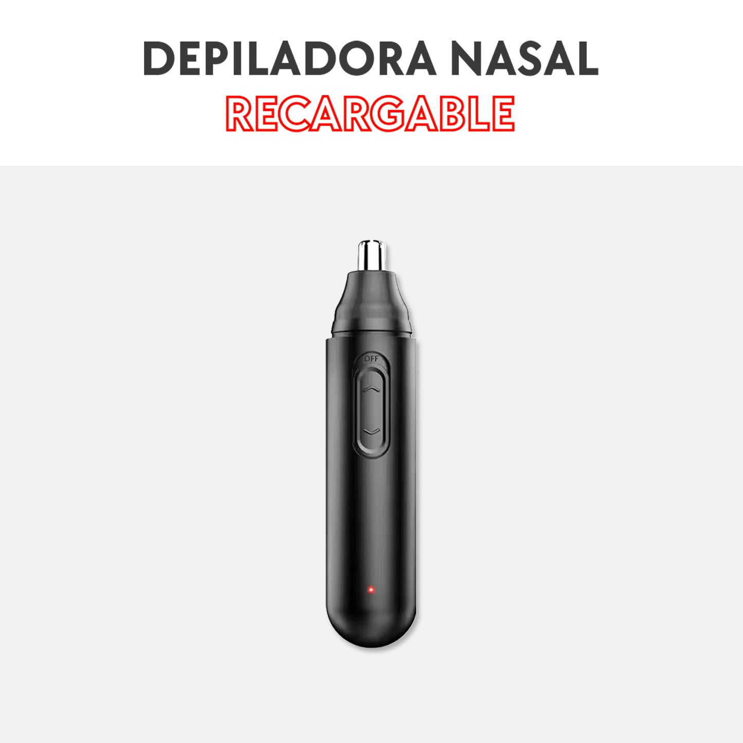 Depilador nasal recargable