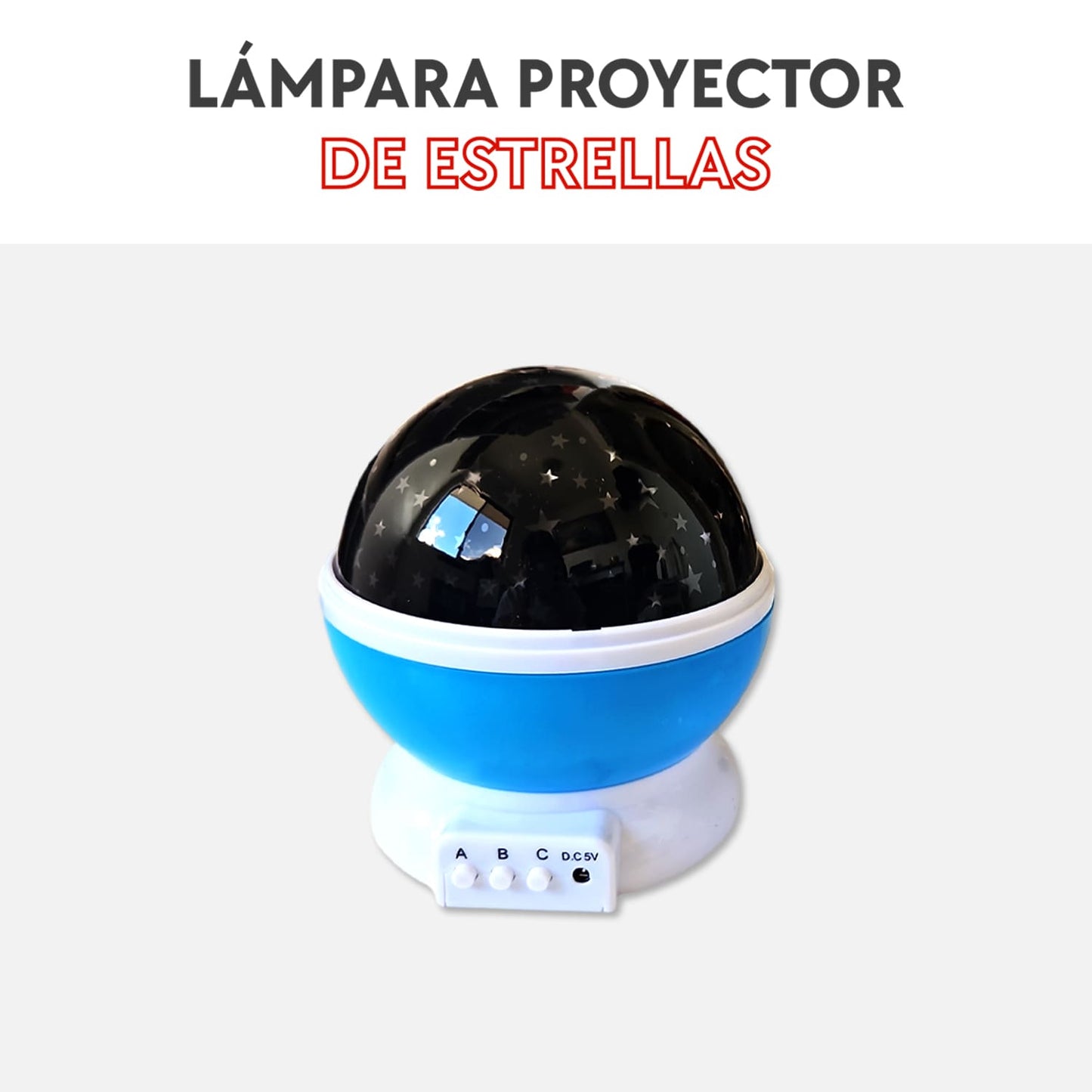 Lámpara proyector de estrellas