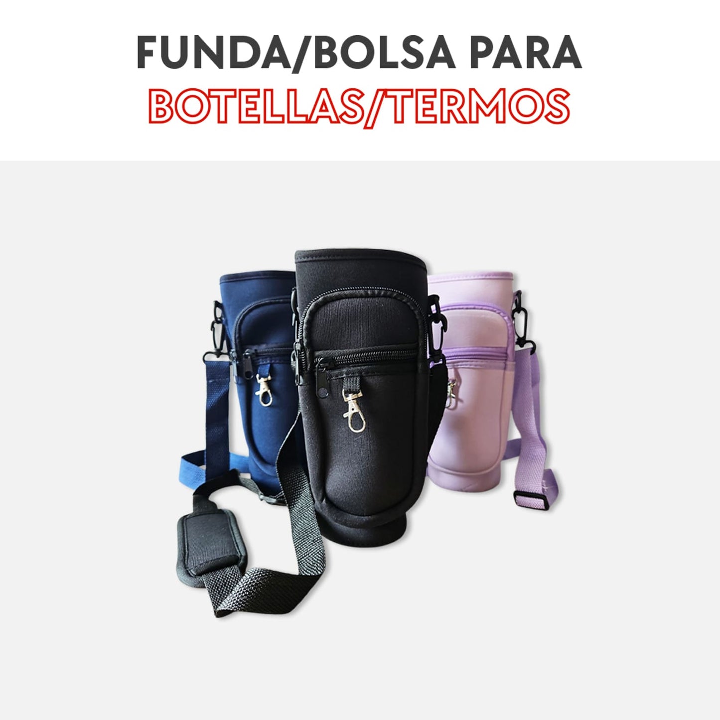 Funda/Bolso para botellas/termos