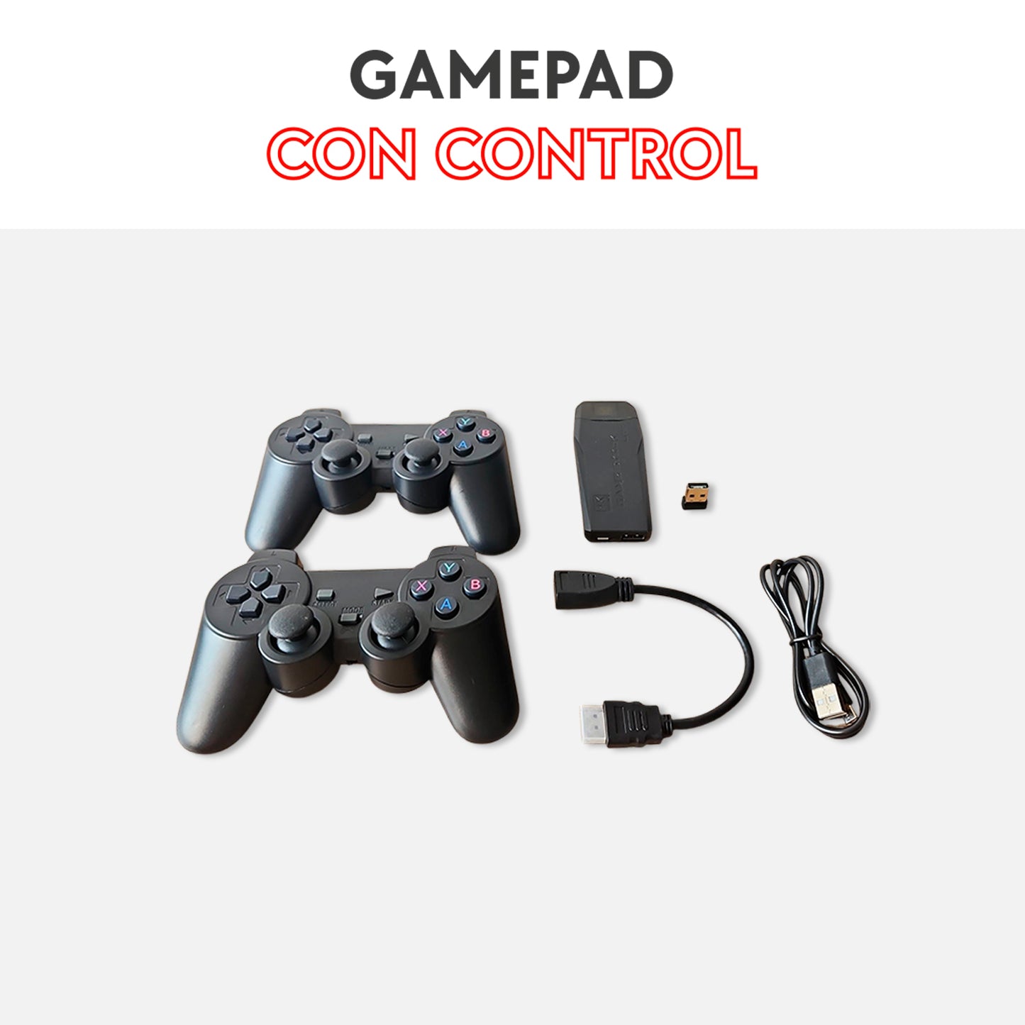 Gamepad con control