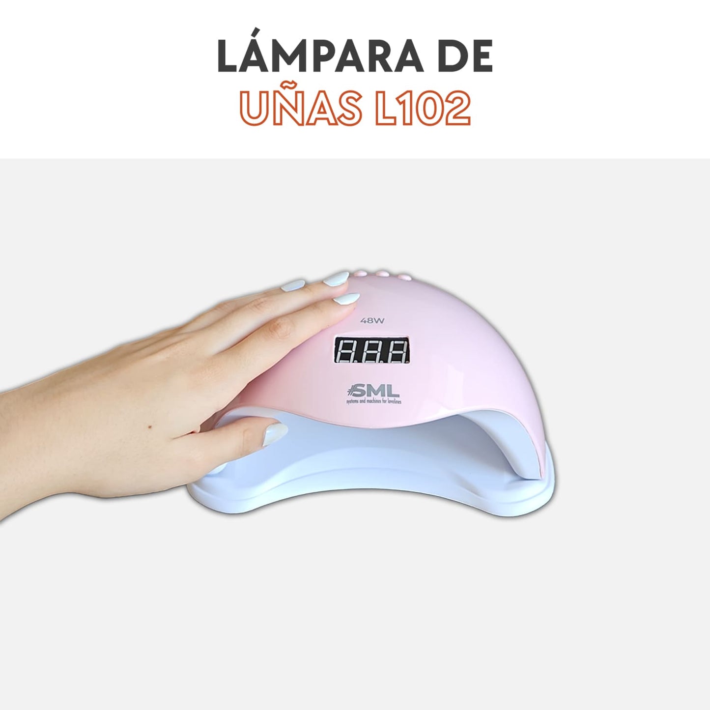 Lámpara Secadora de Uñas con Luz Led
