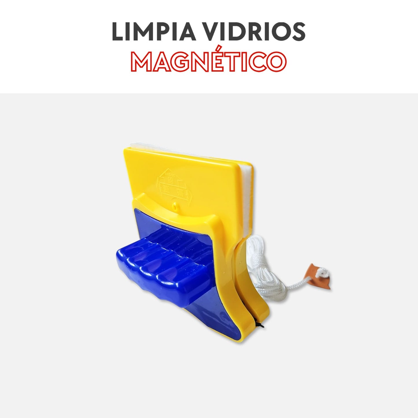 Limpia vidrios magnético