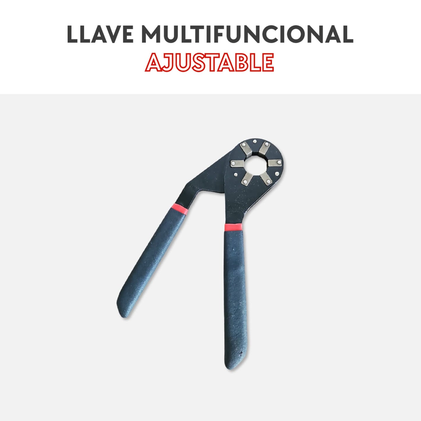 Llave multifuncional ajustable