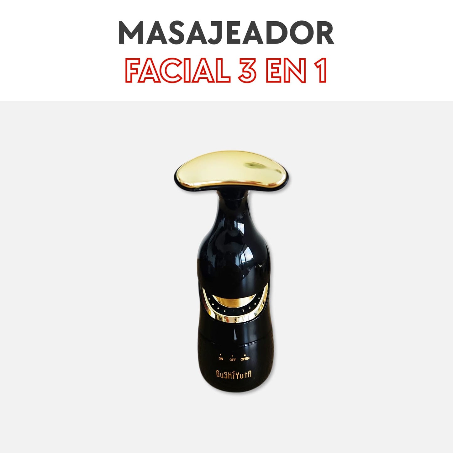 Masajeador facial 3 en 1