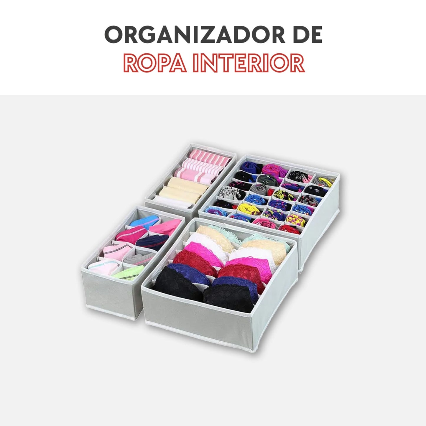 Organizador de ropa interior