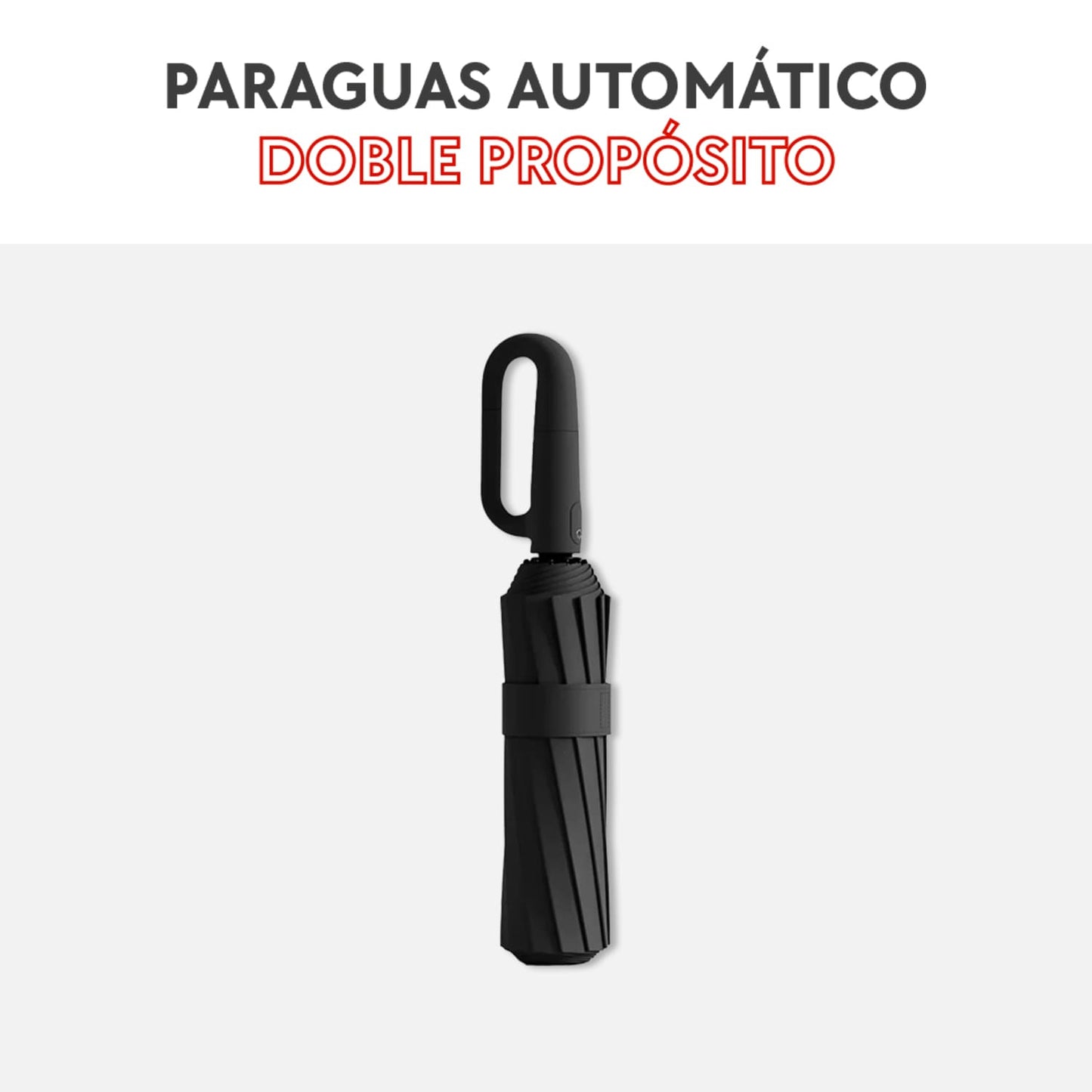 Paraguas automático doble propósito