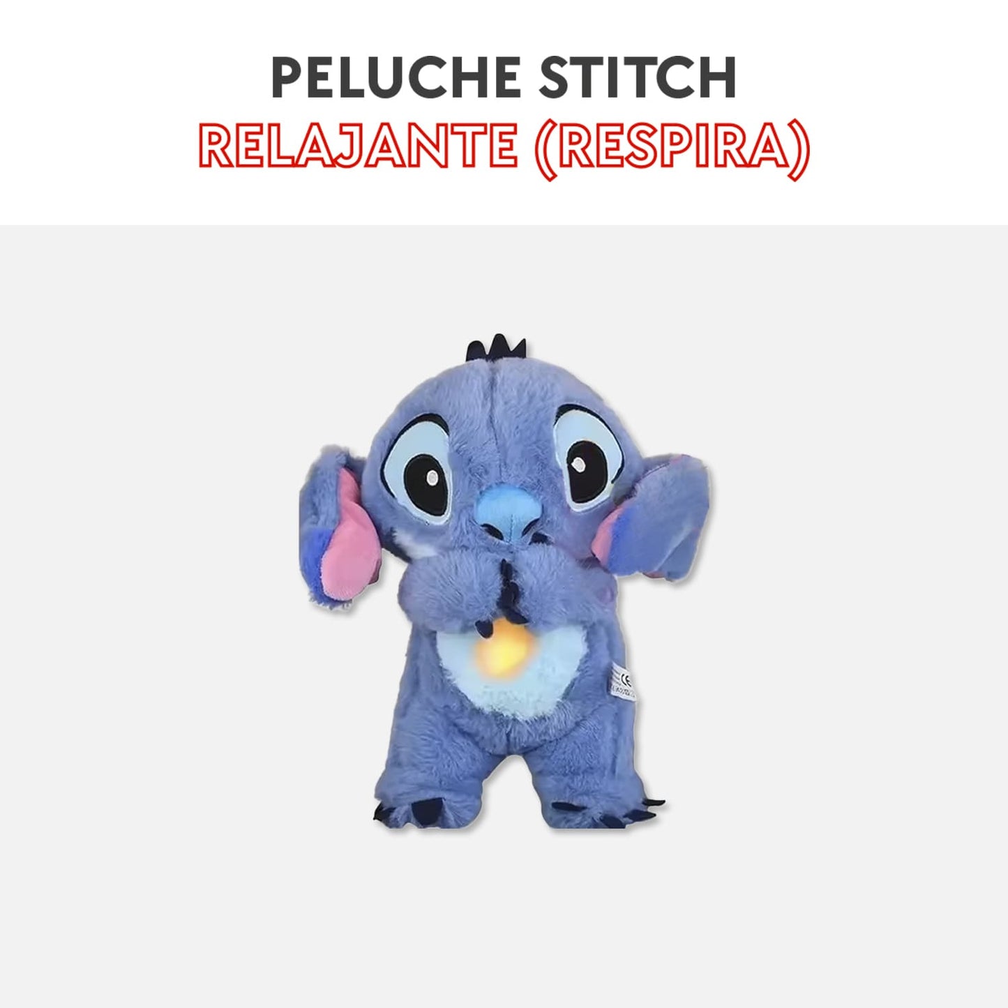 Peluche stitch relajante (respira)
