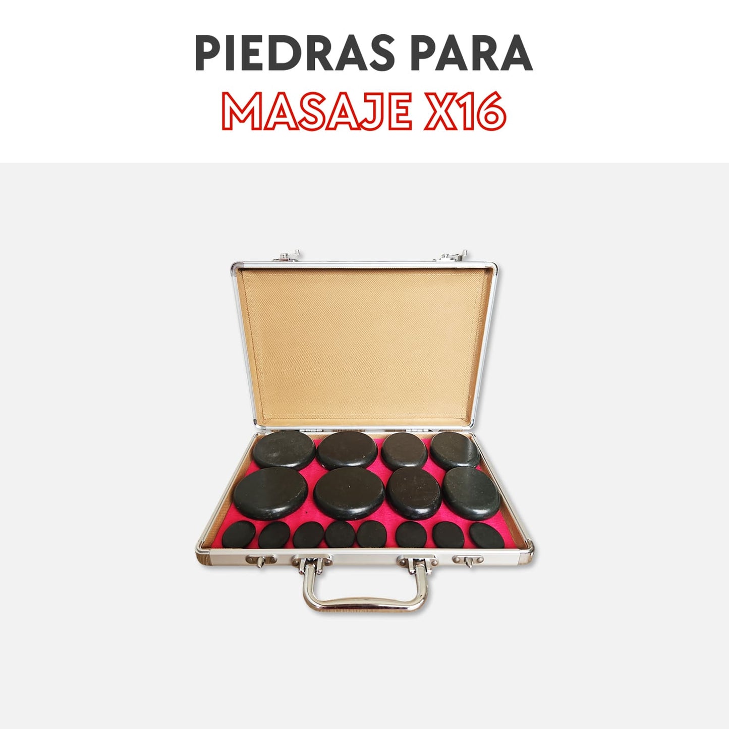 Piedras para masajes x16