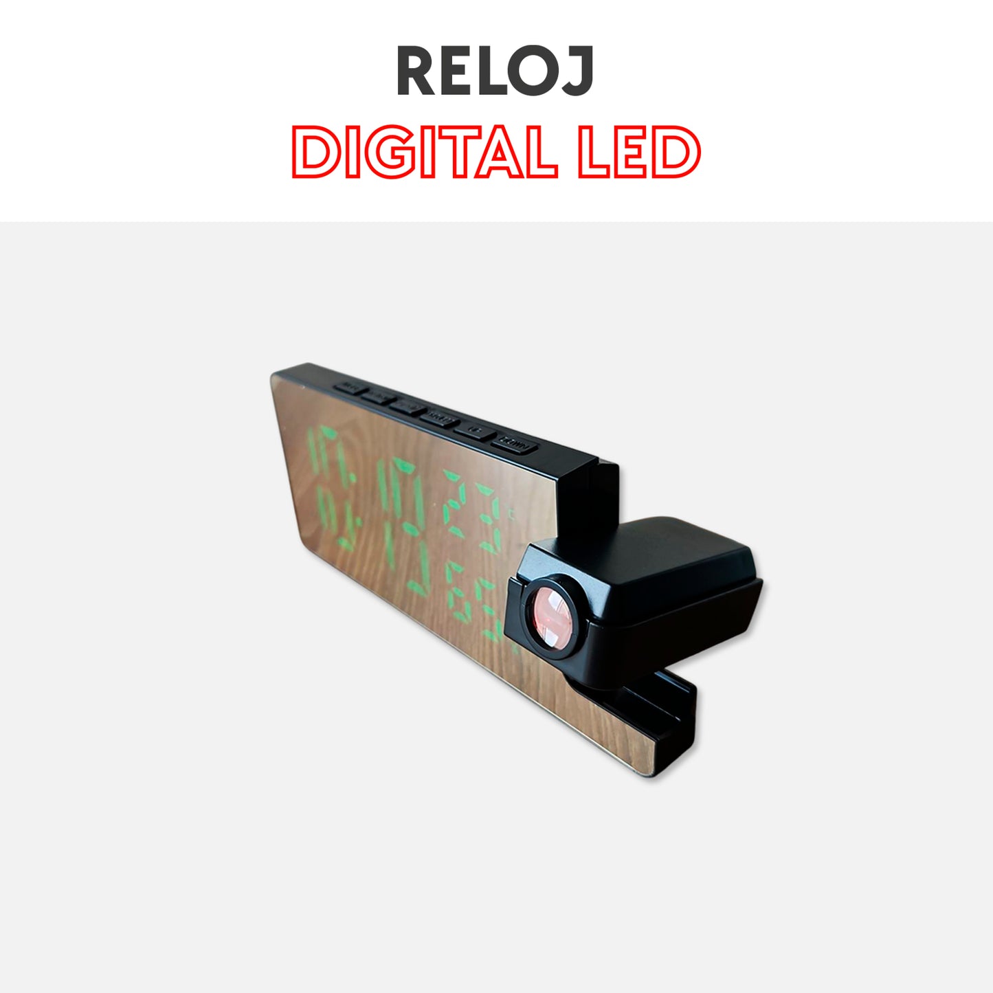 Reloj digital led