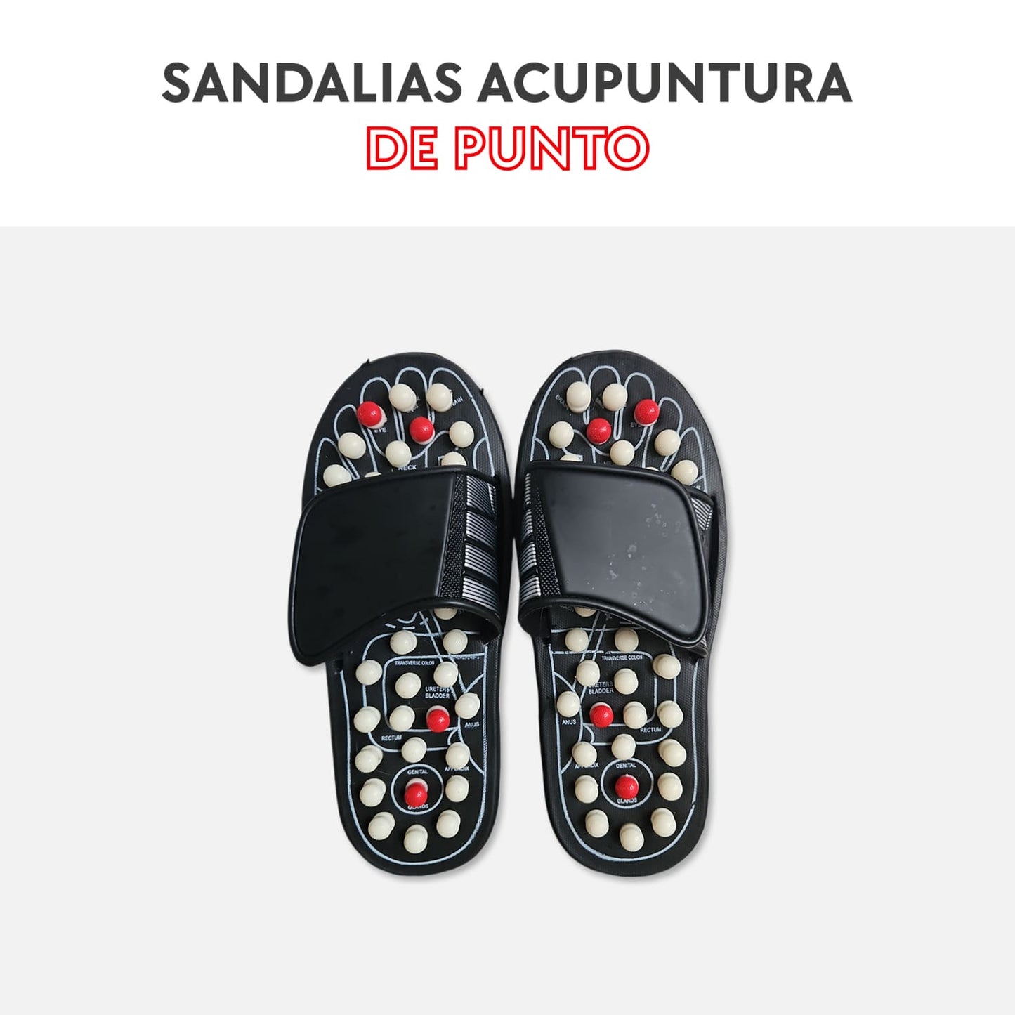 Sandalias acupuntura de punto