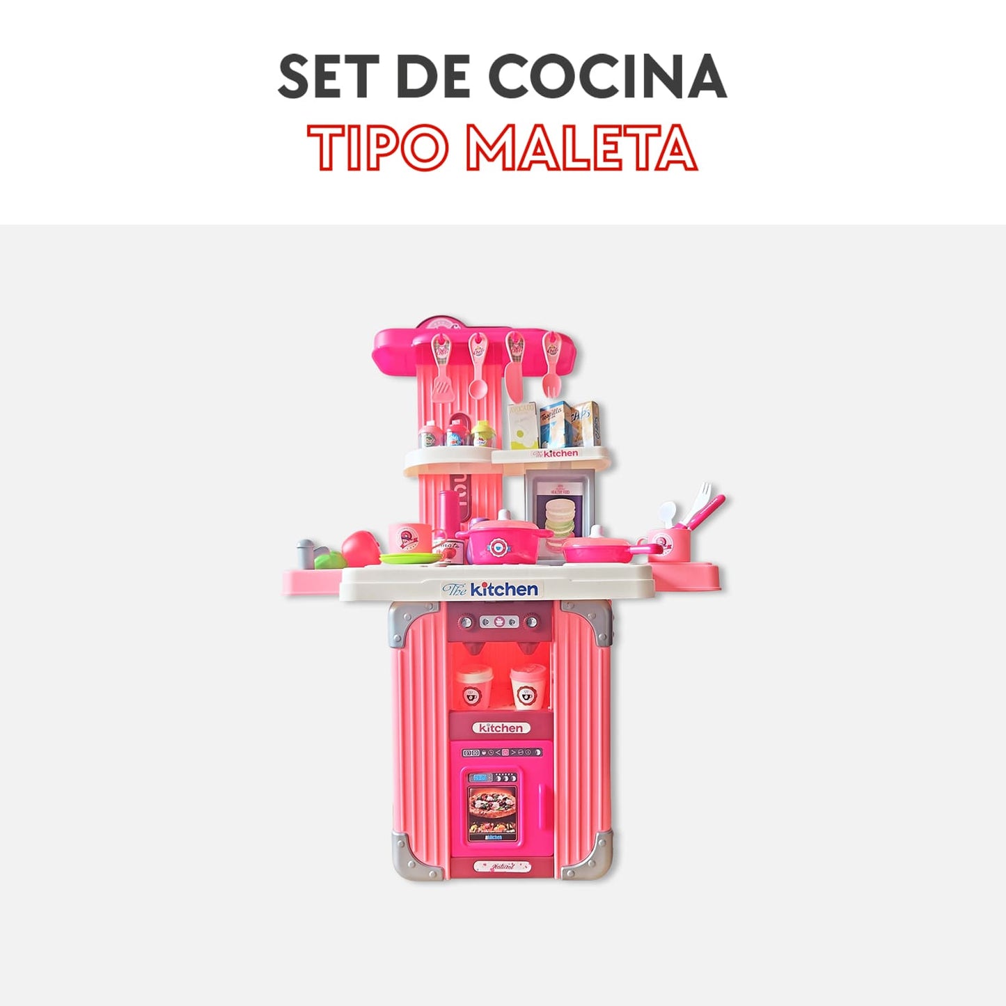 Set de cocina tipo maleta