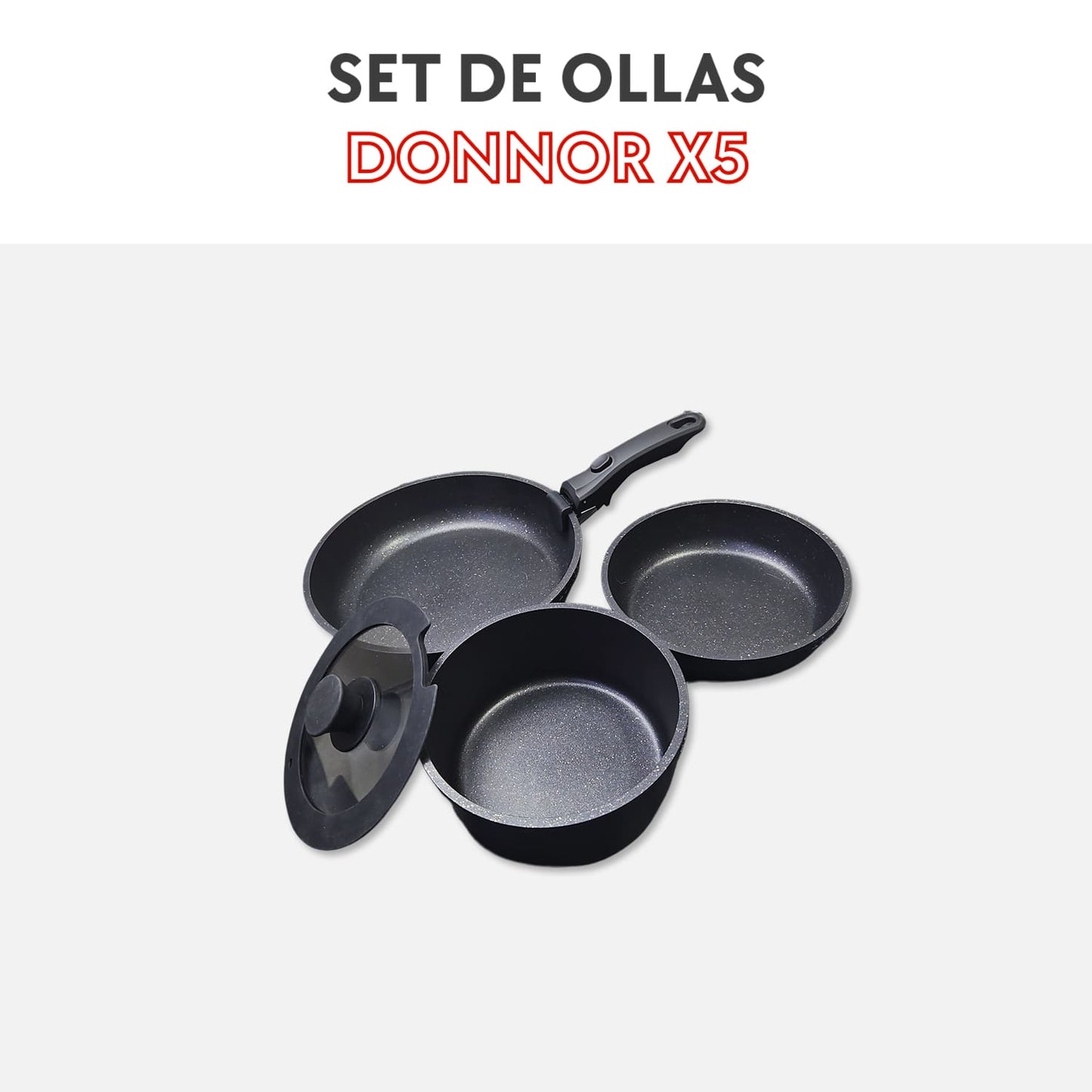 Set de Ollas Donnor x5