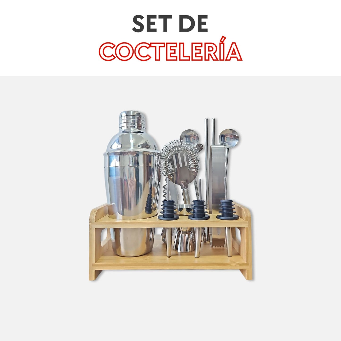 Set de coctelería