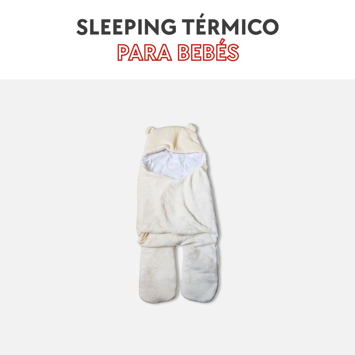 Sleeping térmico cobertor para dormir bebés