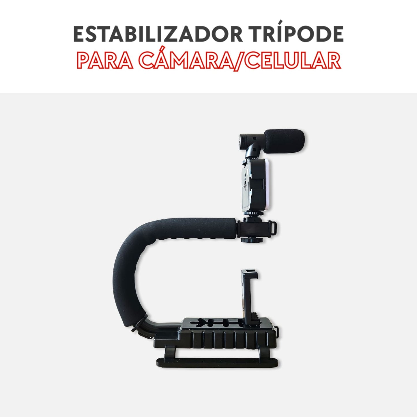 Estabilizador trípode para cámara/celular