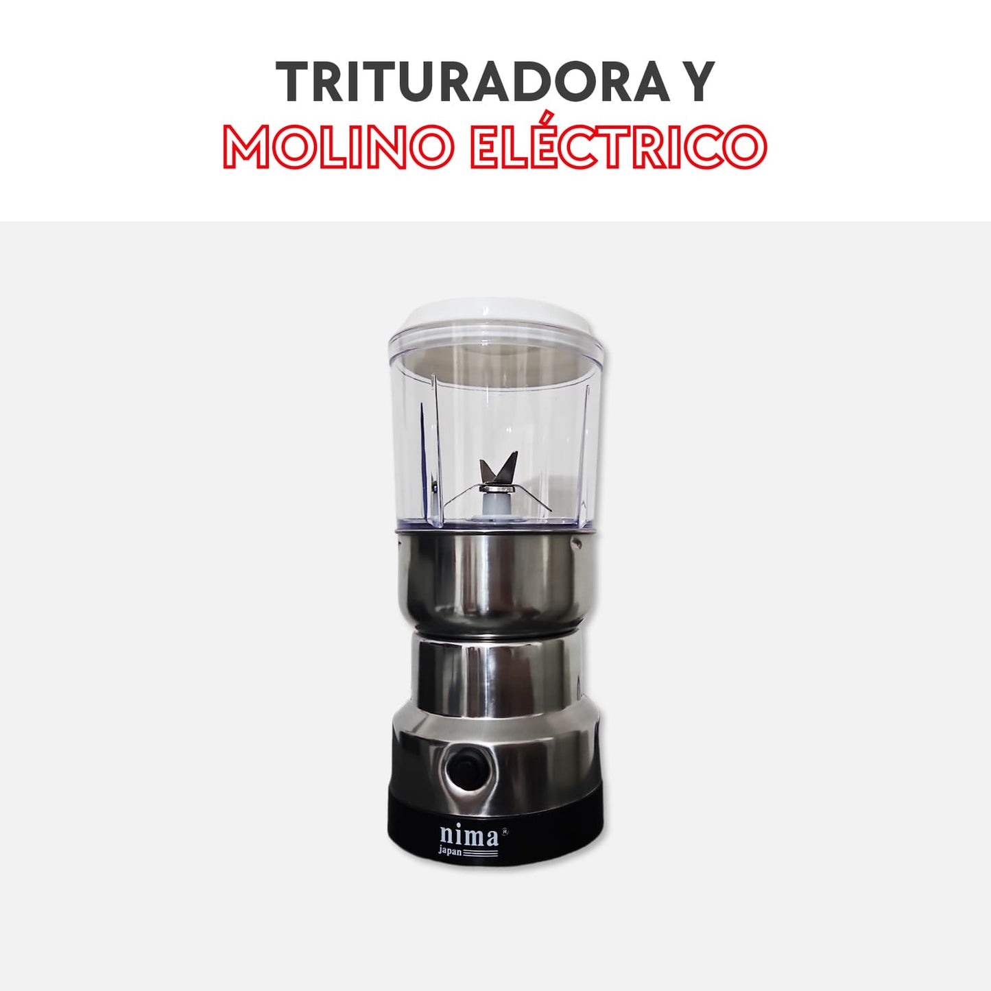 Trituradora y molino eléctrico