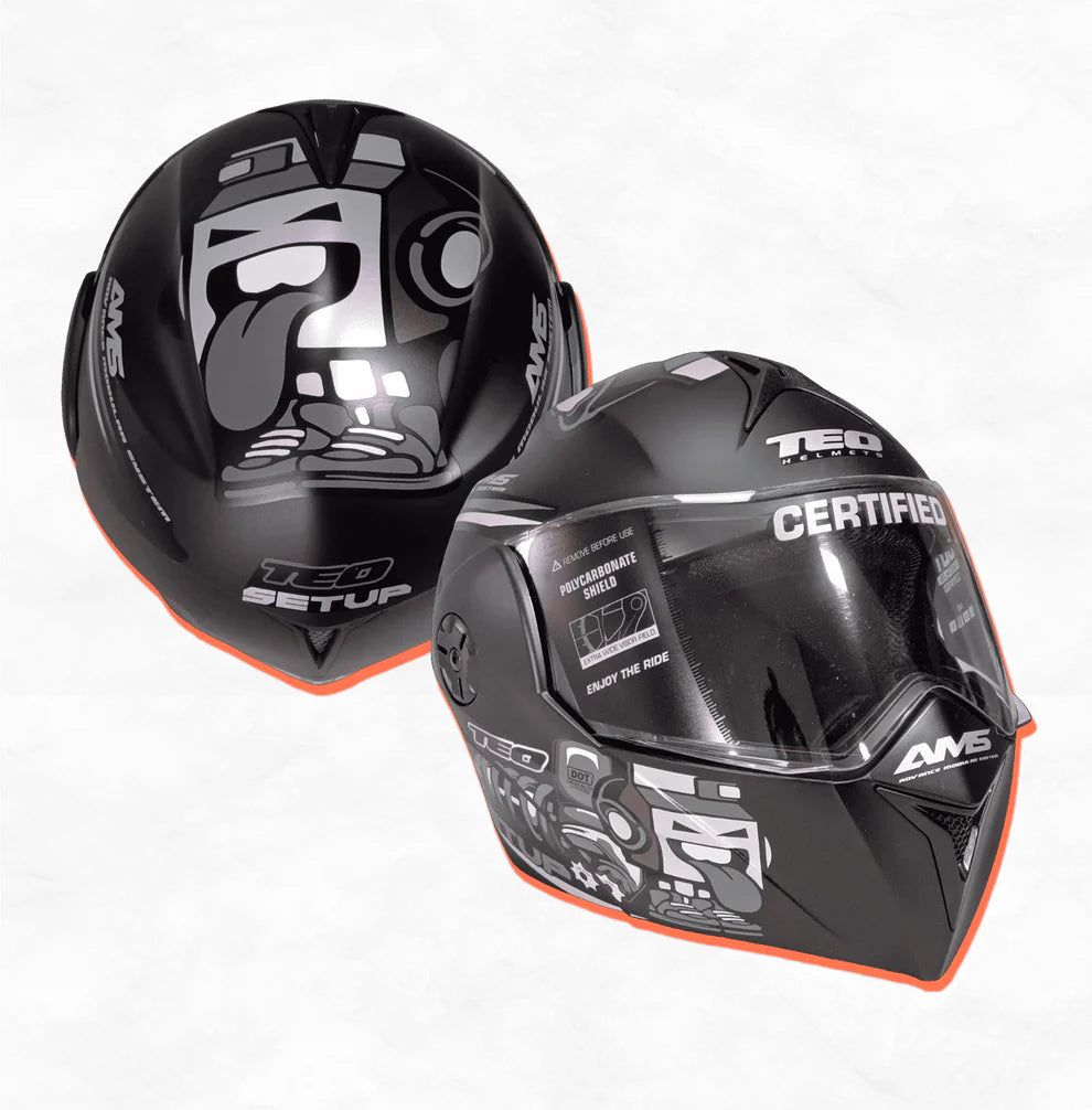 Casco abatible