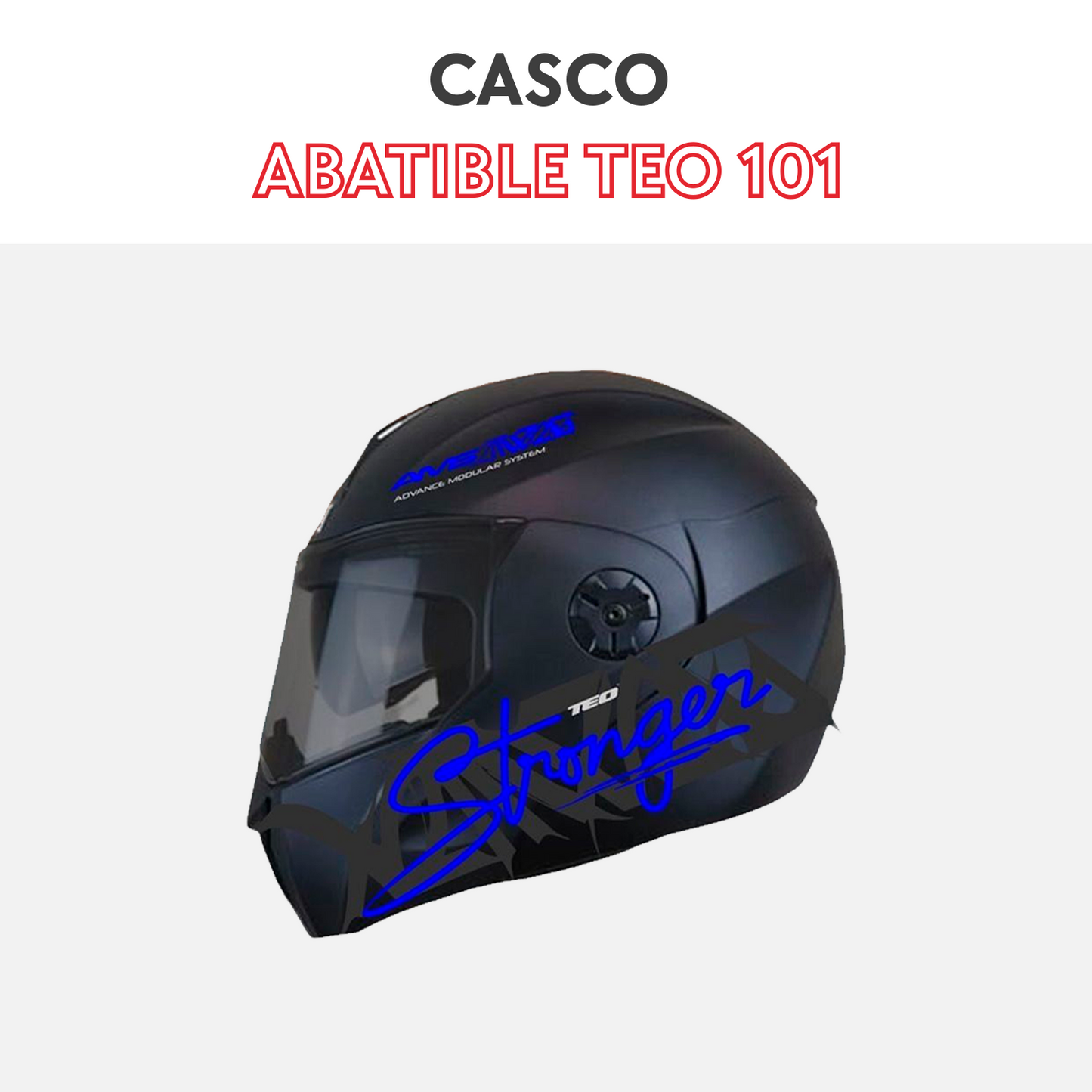 Casco abatible