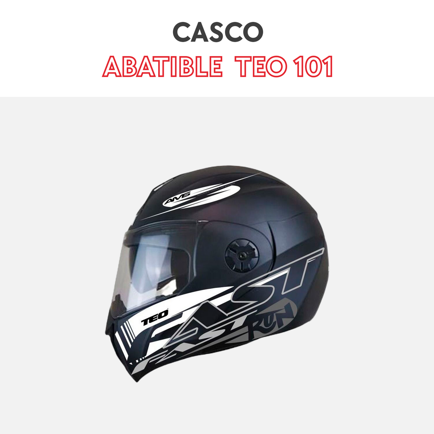 Casco abatible