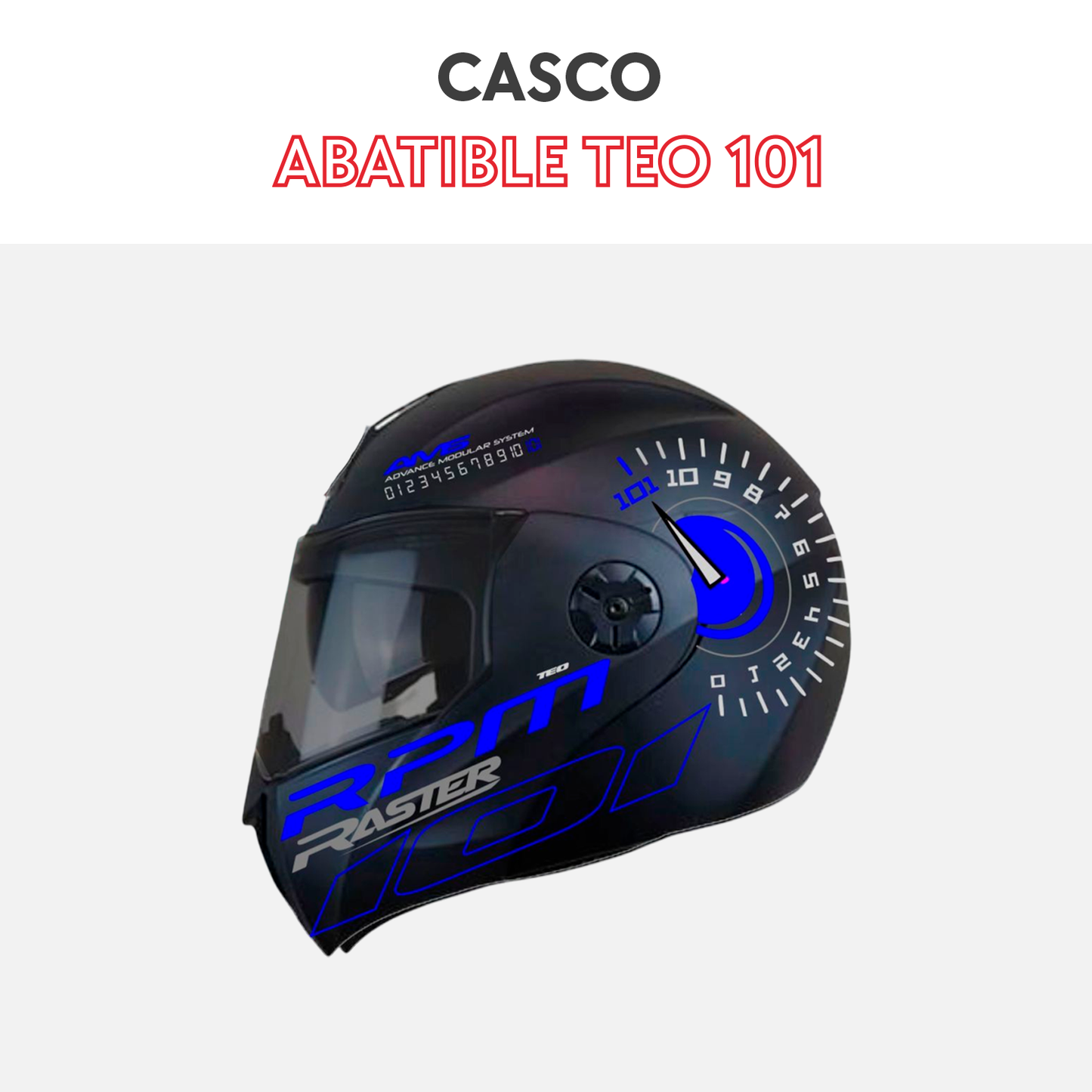 Casco abatible