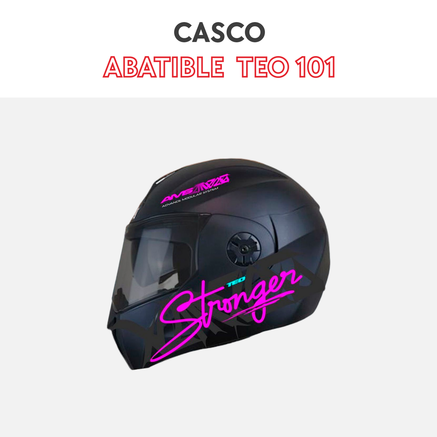 Casco abatible
