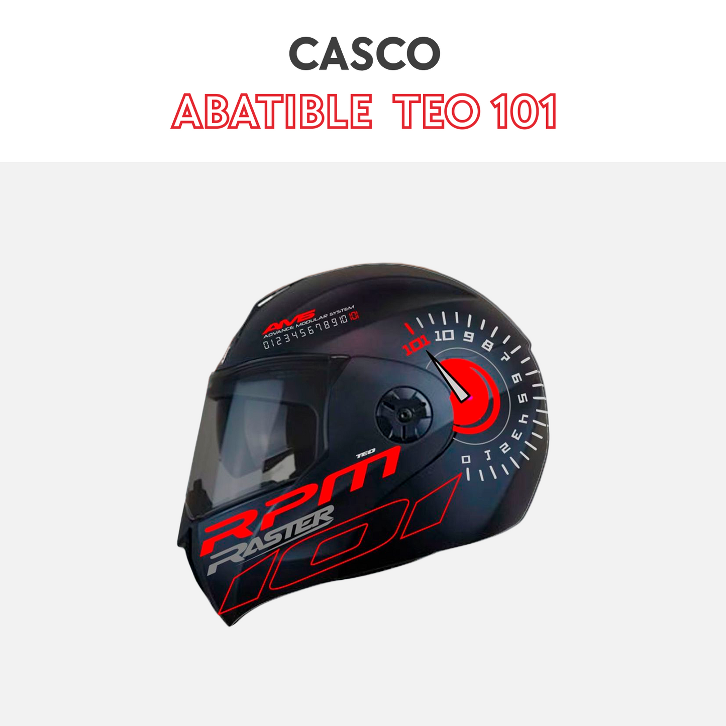 Casco abatible