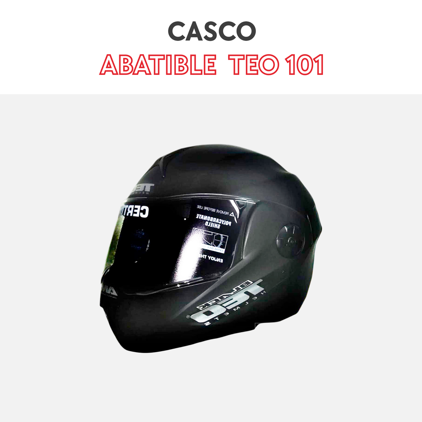Casco abatible