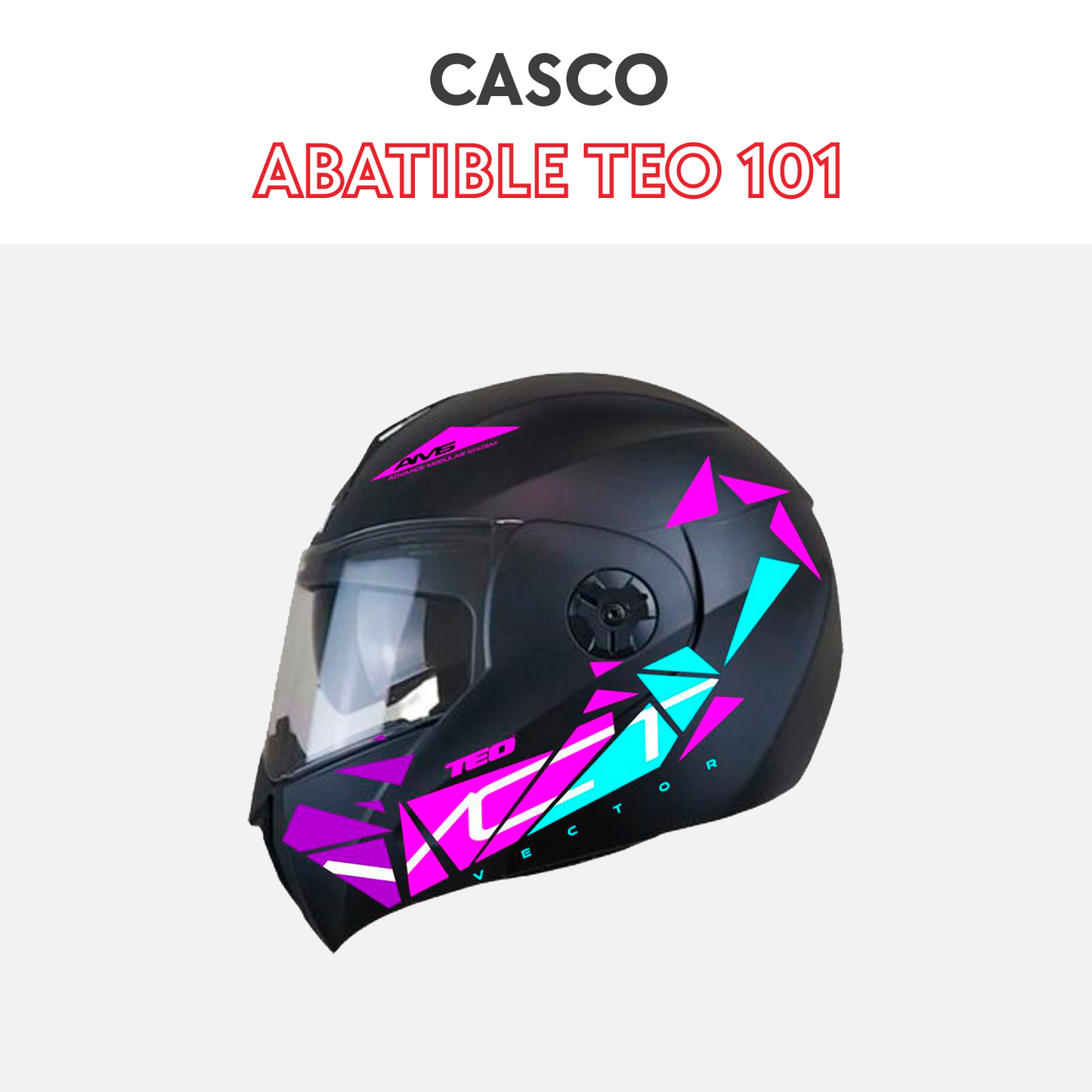 Casco abatible