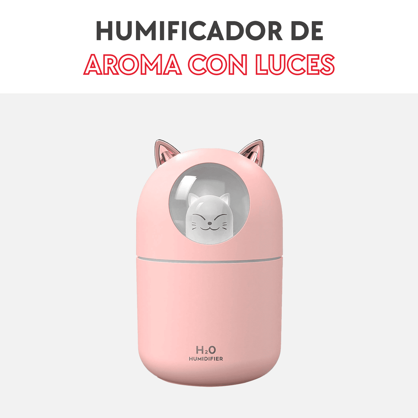 Humificador de aroma con luces