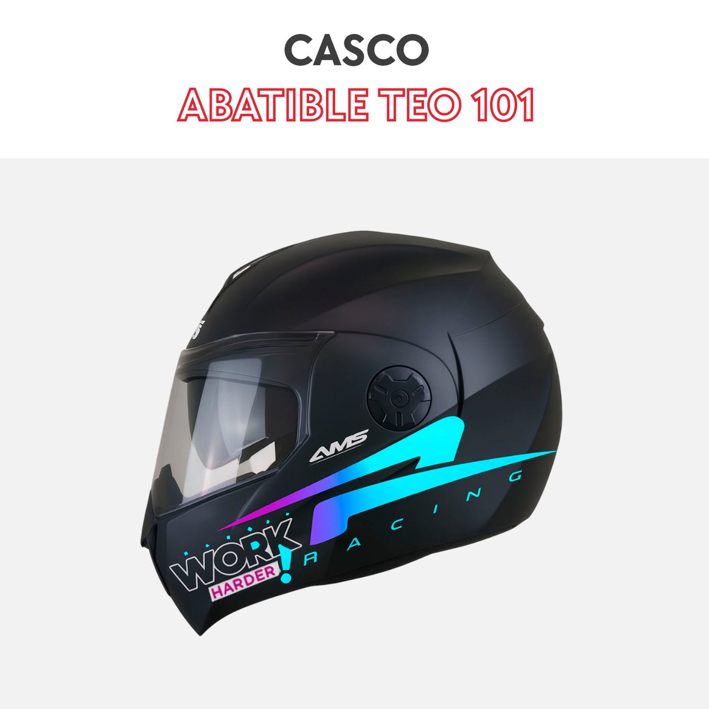 Casco abatible