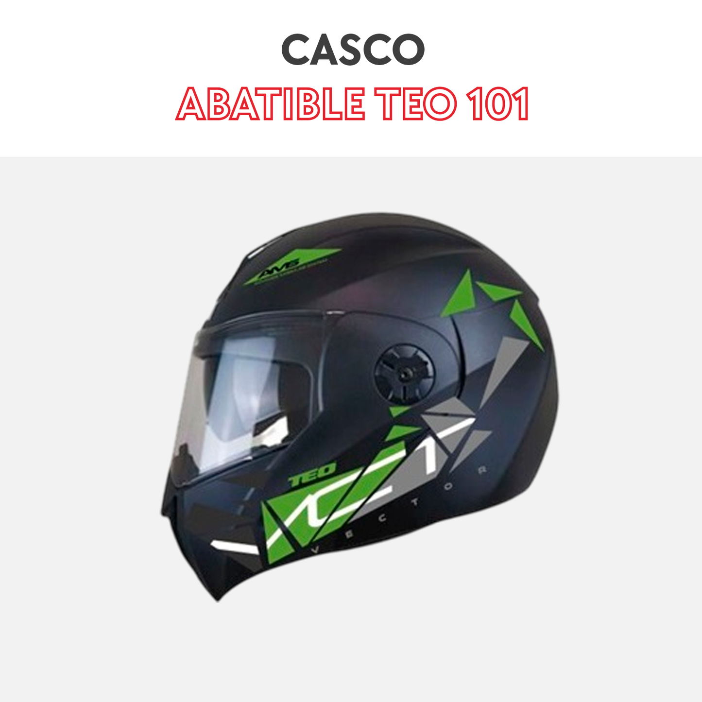 Casco abatible