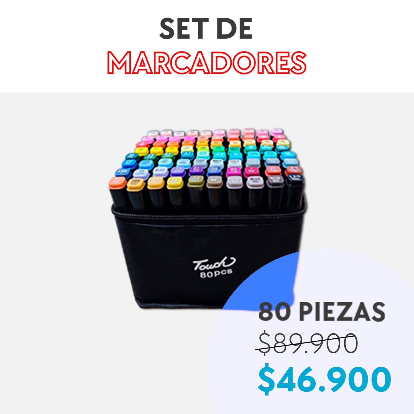 Set marcadores