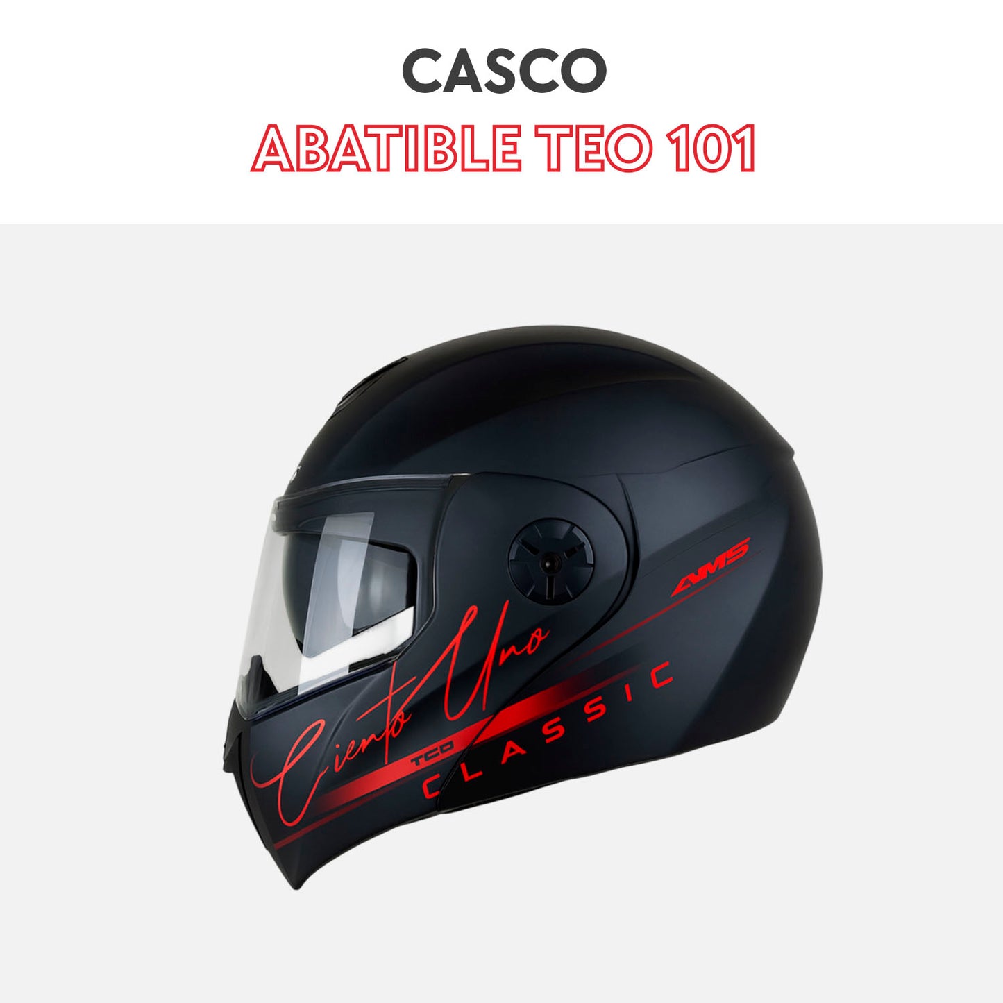 Casco abatible