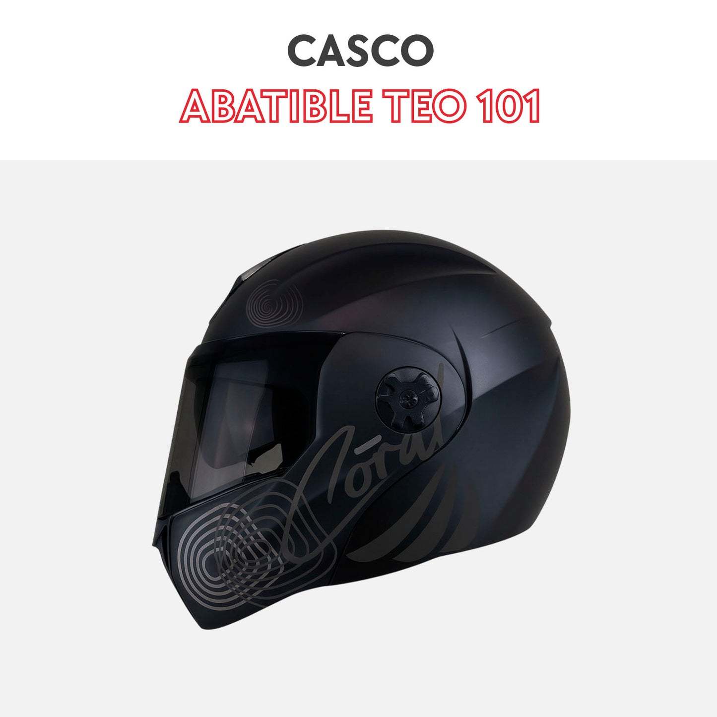 Casco abatible