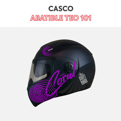 Casco abatible