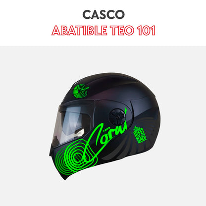 Casco abatible