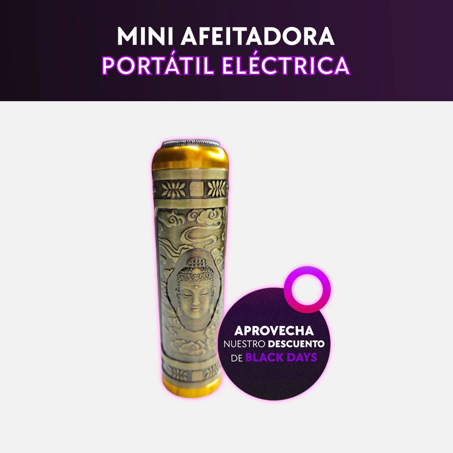 | Mini afeitadora portátil eléctrica