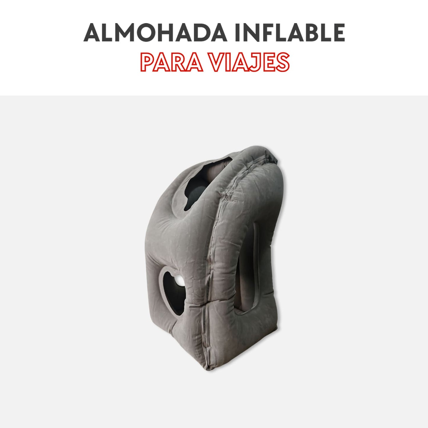 Almohada inflable para viajes