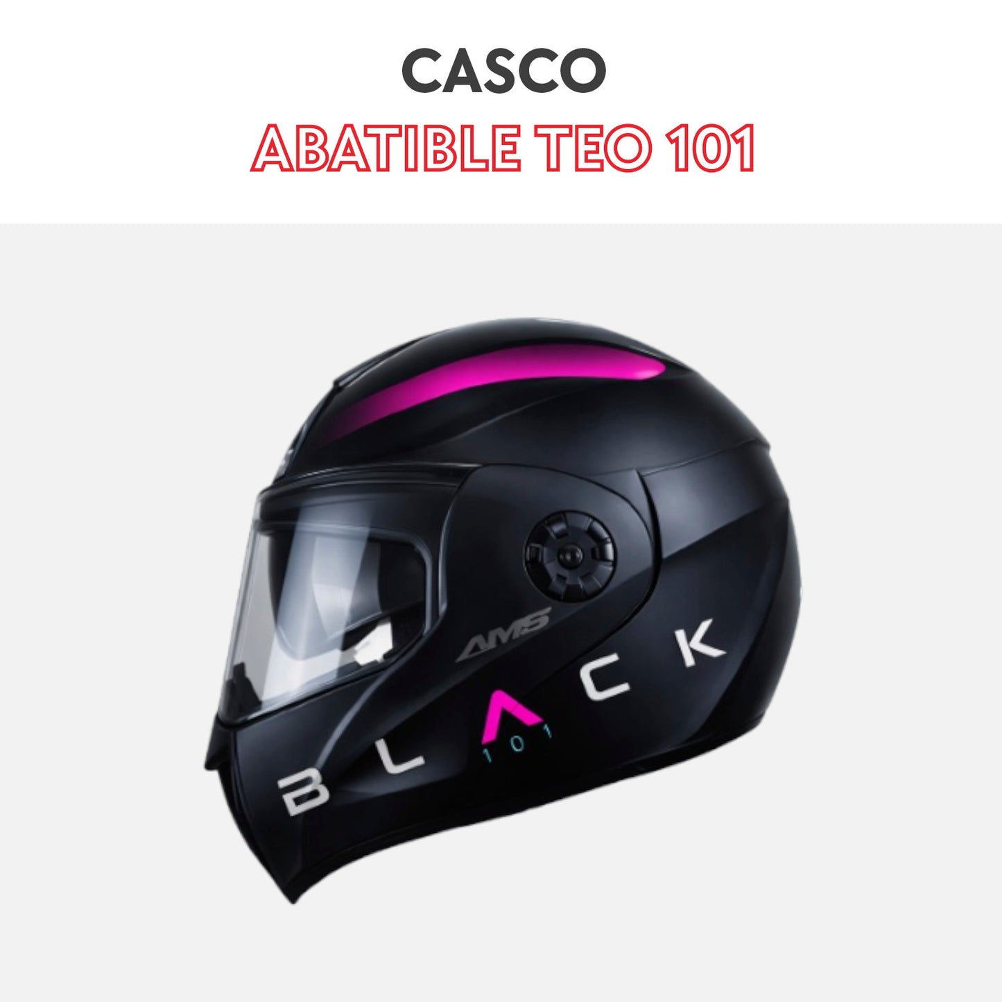 Casco abatible