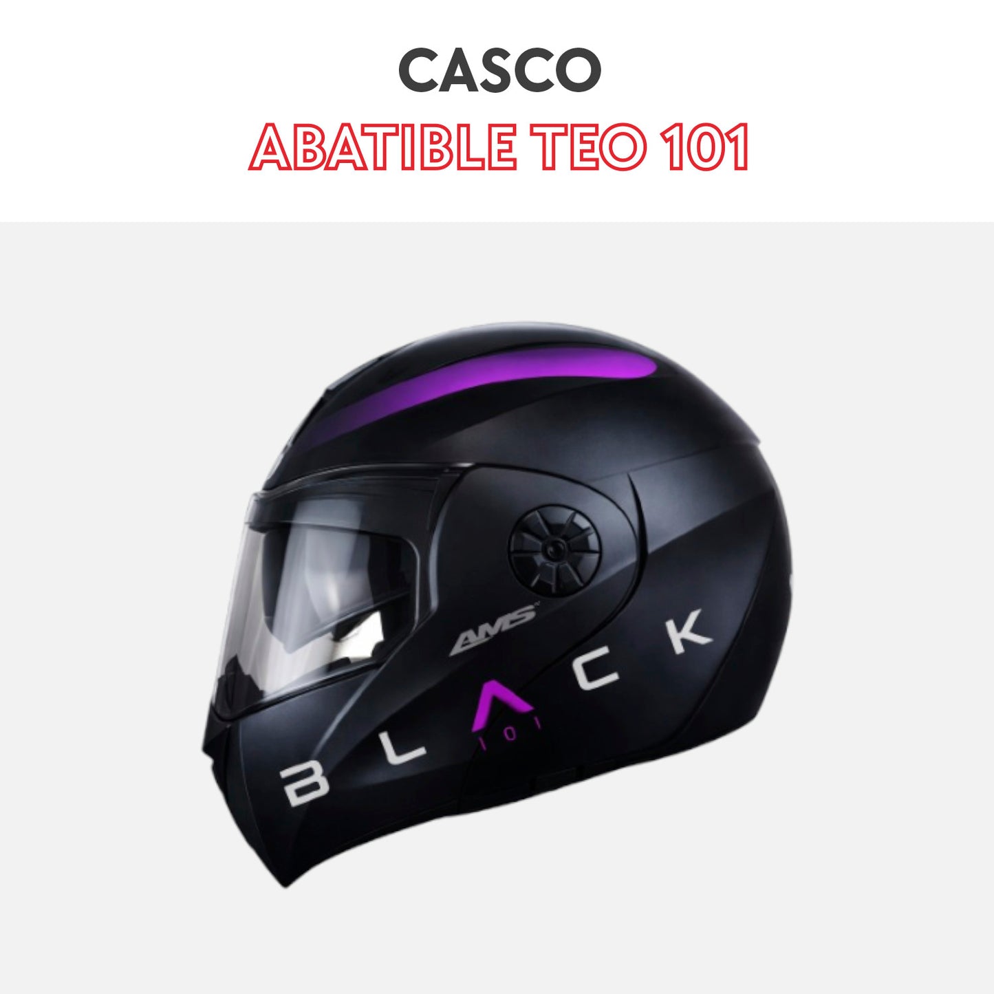 Casco abatible